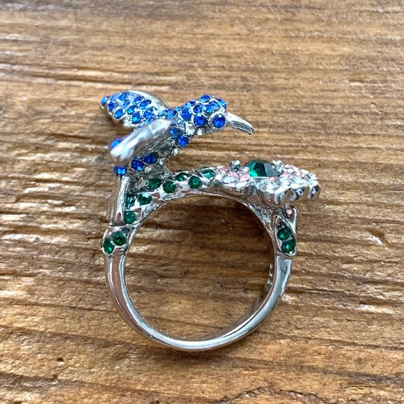 Hummingbird Ring Sterling Silver 925 - Picture 8 of 15